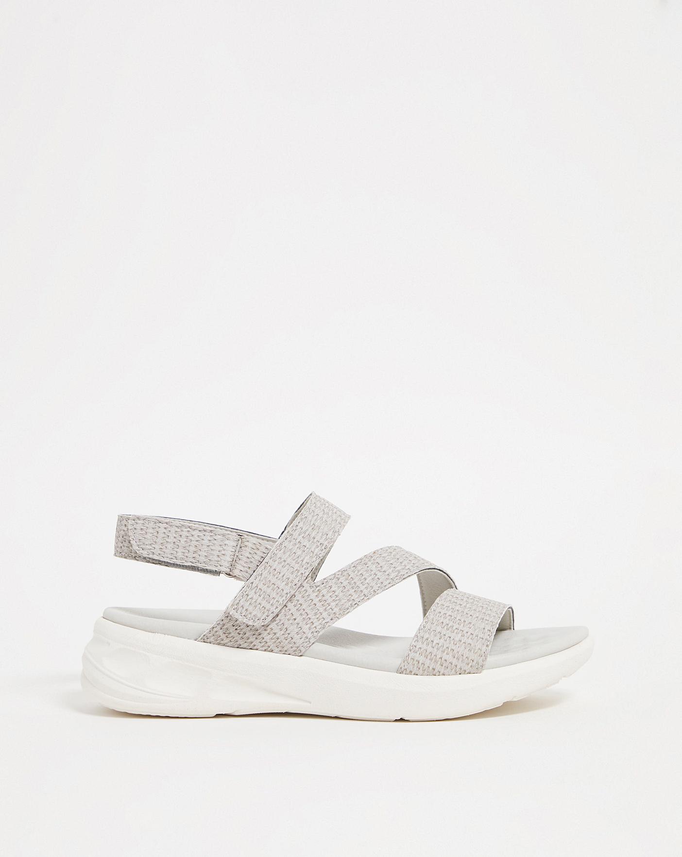 Cushion Walk Touch & Close Strappy Sandal EEE Fit Size 5 RRP £38.00