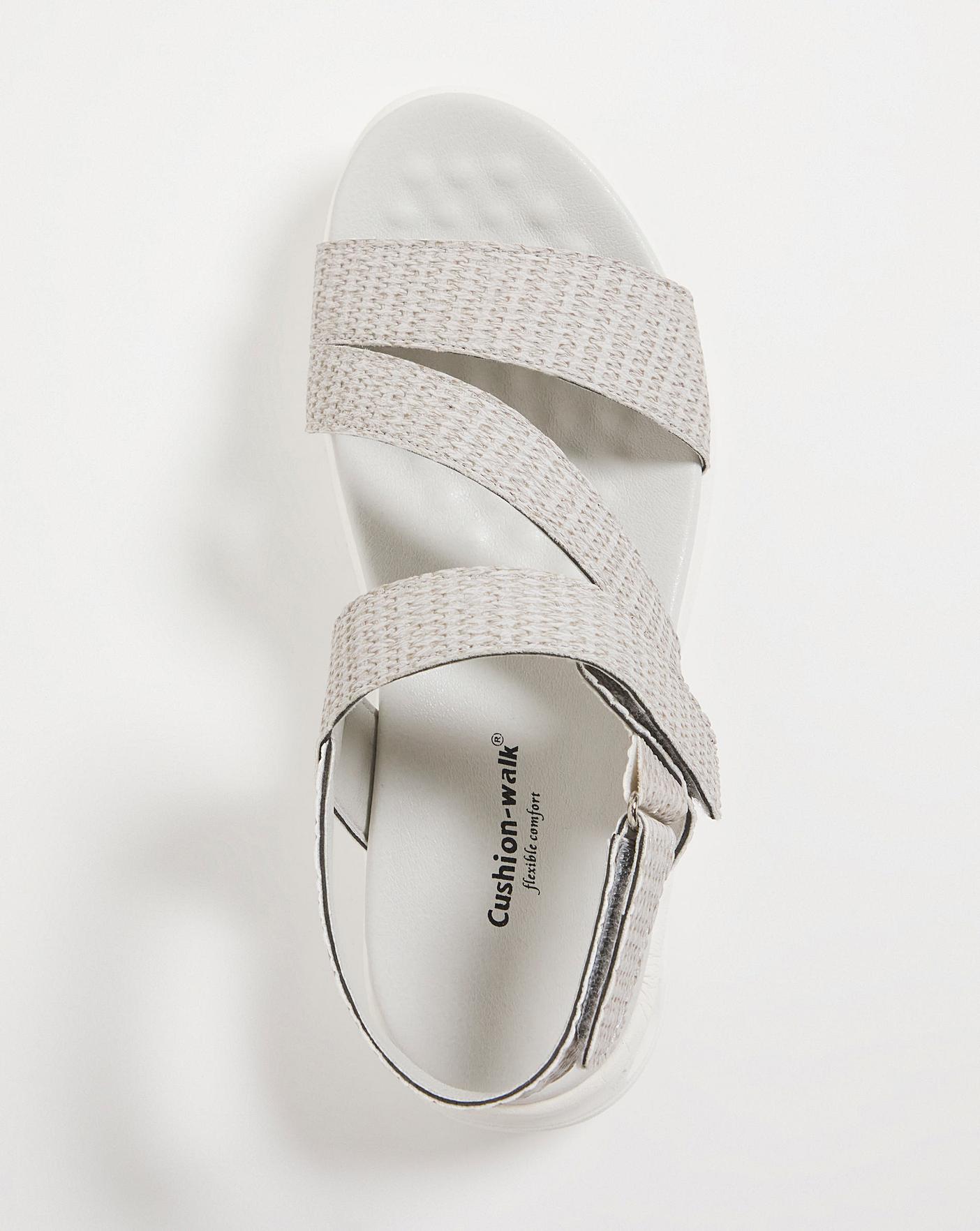 Cushion Walk Touch & Close Strappy Sandal EEE Fit Size 5 RRP £38.00