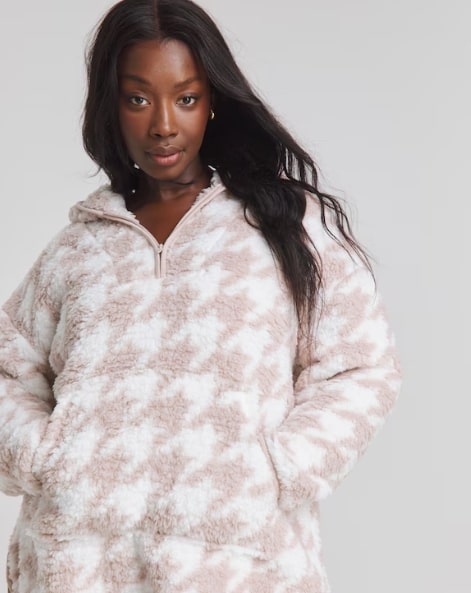 Pretty Secrets Quarter Zip Snuggle Top RRP £35.00
