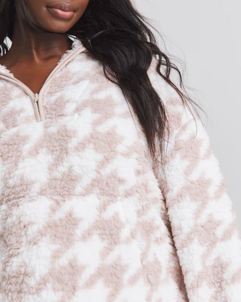 Pretty Secrets Quarter Zip Snuggle Top RRP £35.00