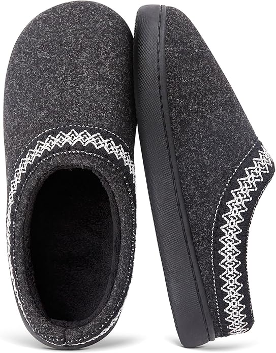 Amazon Embroidered Cosy Mules / Slippers / Tasman Size Large UK 9-11 RRP £14.99
