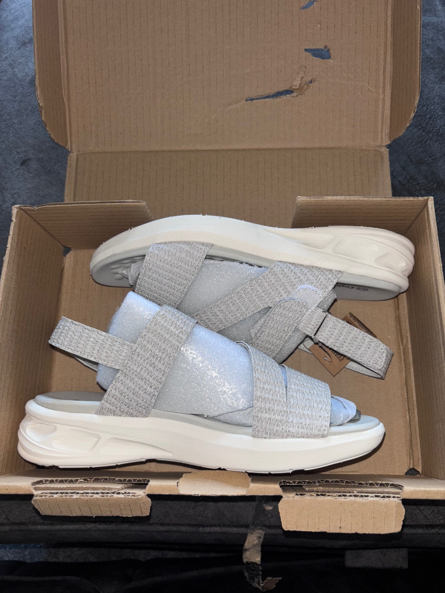 Cushion Walk Touch & Close Strappy Sandal EEE Fit Size 5 RRP £38.00