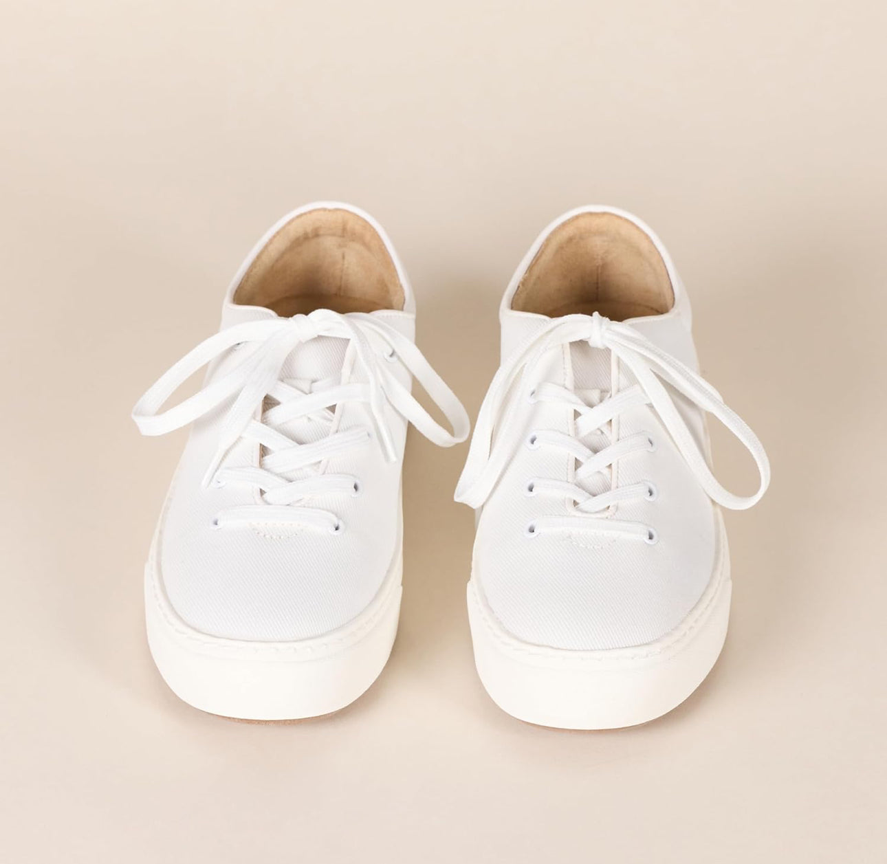 Amazon Essentials Comfortable Lace Up Trainers Optic White Size UK 3.5 RRP £23.80