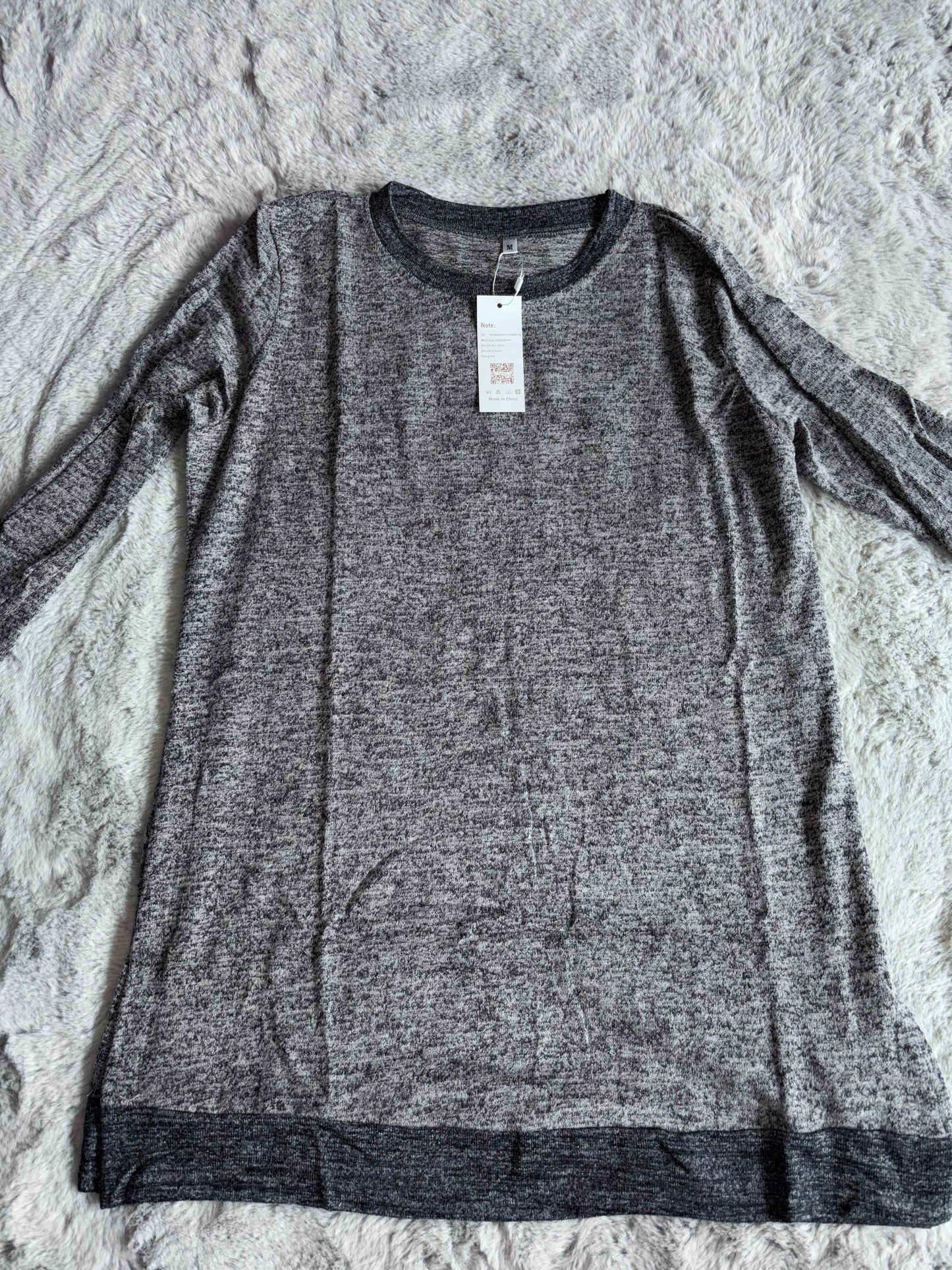 BNWT Lightweight Crew Neck Sweatshirt Grey Size Medium RRP £19.99
