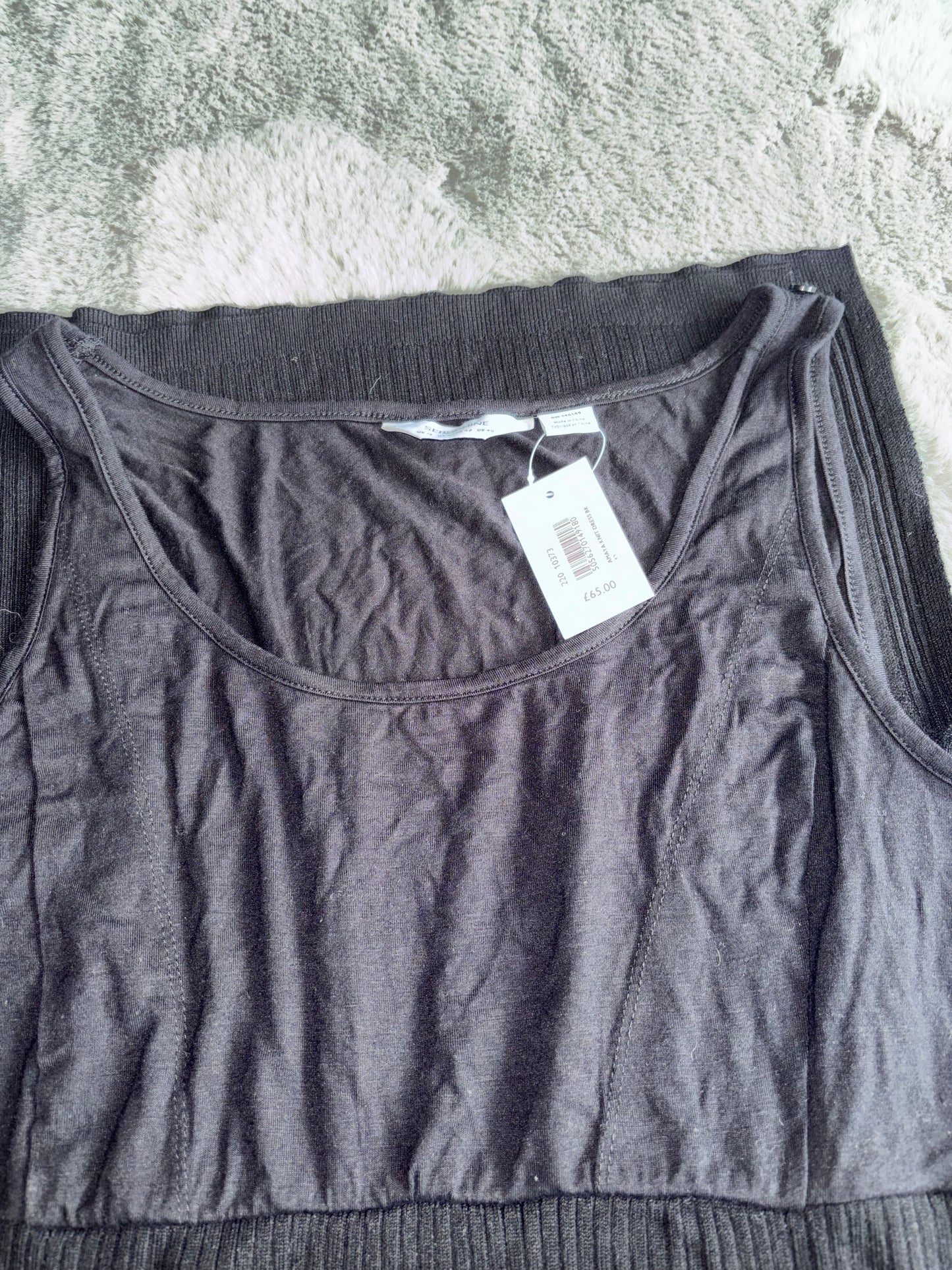 BNWT Seraphine Amaya Maternity Black Knit Dress Size 12 RRP £65