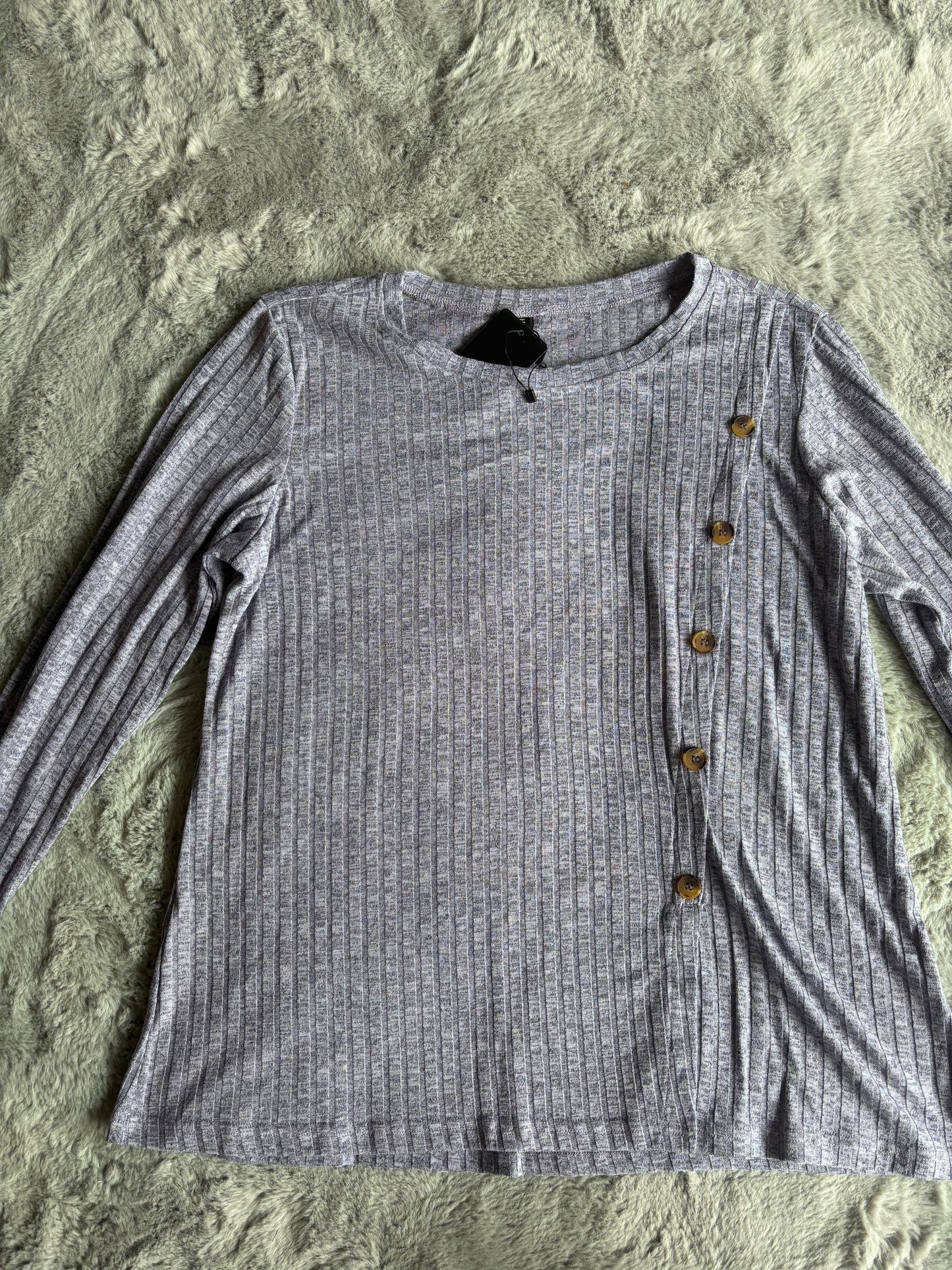 Amazon Long Sleeve Loungewear Sweater Grey Size 18-20 RRP £19.99