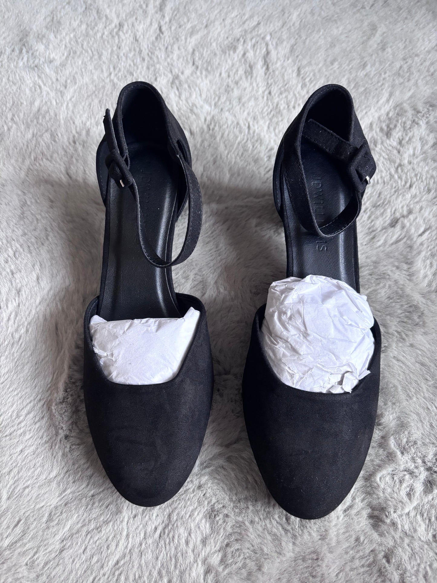 Rosemary Heeled Shoe with Ankle Strap Wide E fit Size UK 6 RRP £38