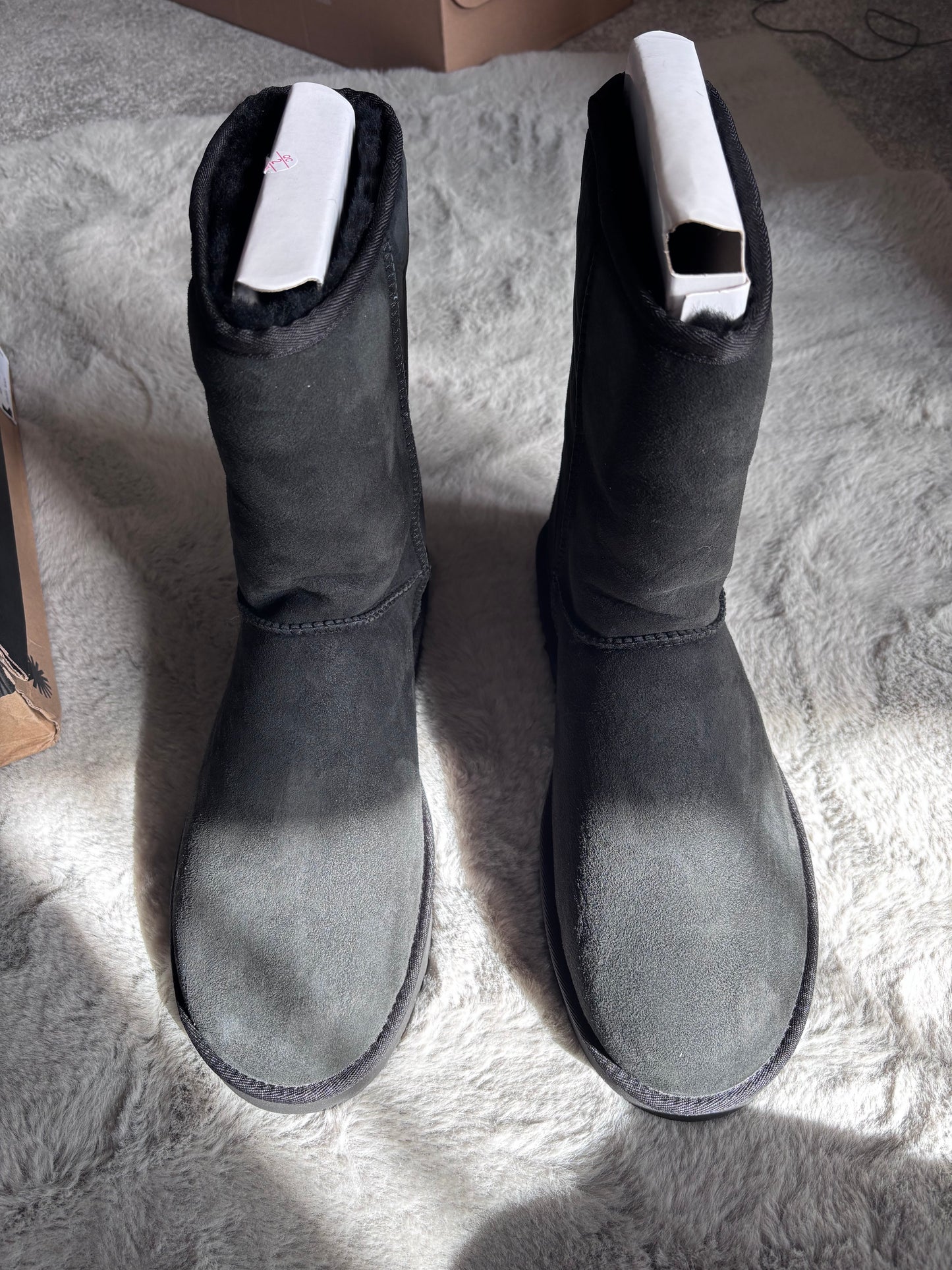 UGG Classic Short Boots Size UK 14 Black RRP £165