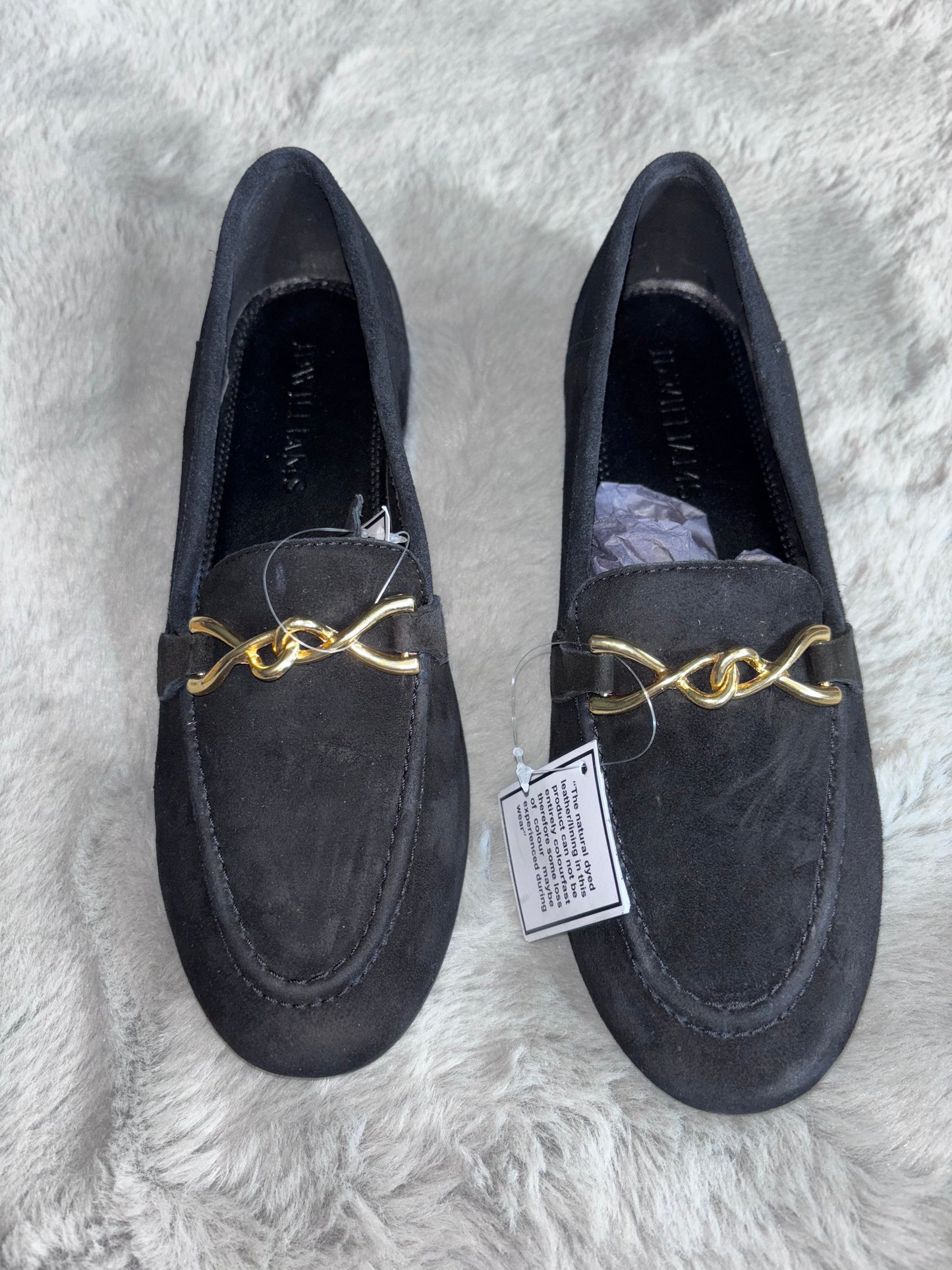 Suede Trim Loafer E Fit Size UK 4 RRP £48