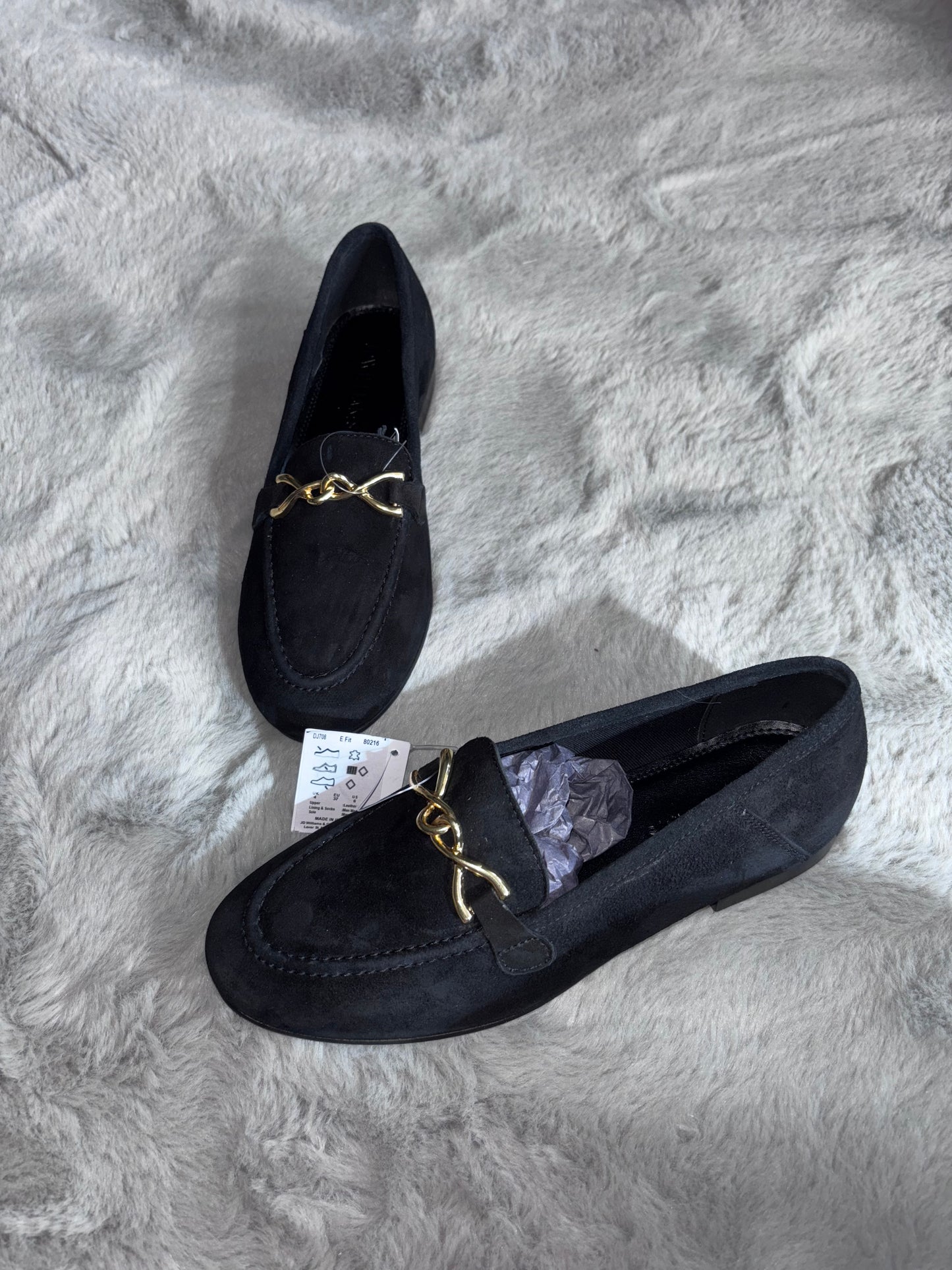 Suede Trim Loafer E Fit Size UK 4 RRP £48
