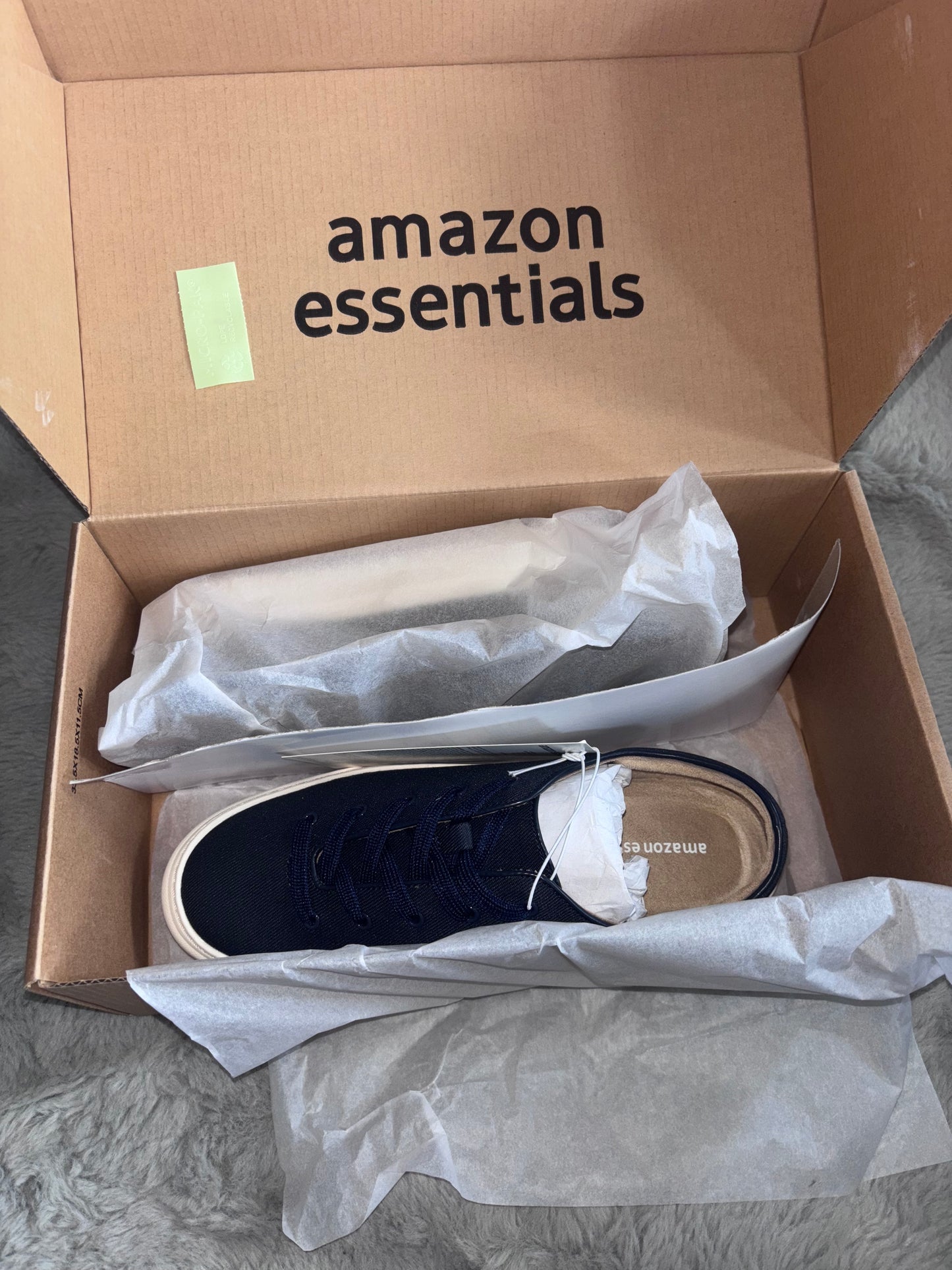 Amazon Essentials Lace up Trainers Size UK 6.5 Navy RRP £23.80