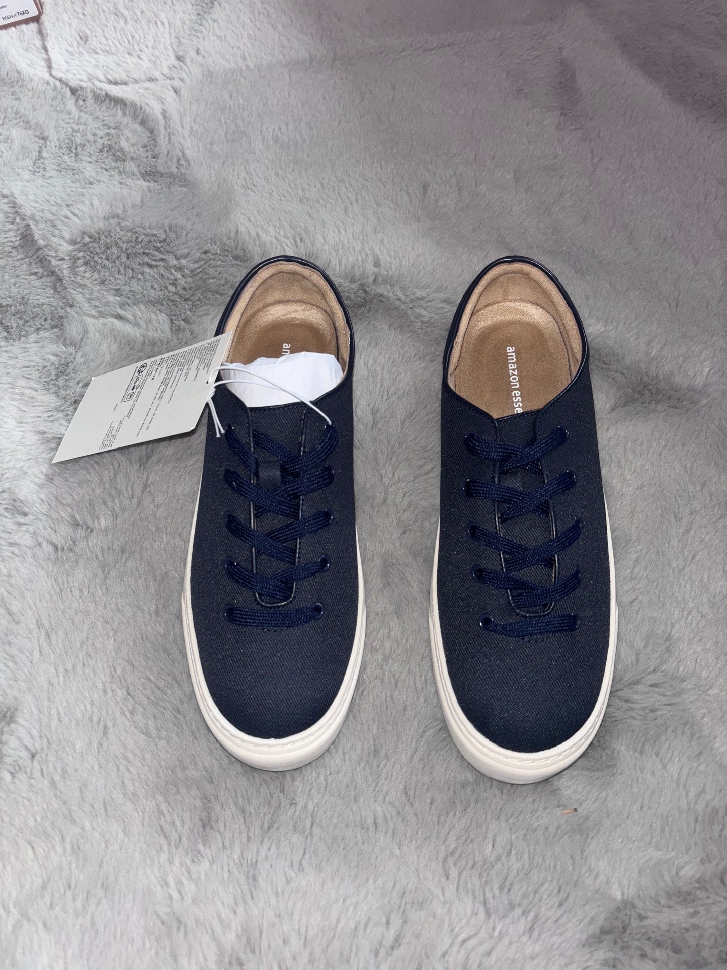 Amazon Essentials Lace up Trainers Size UK 6.5 Navy RRP £23.80