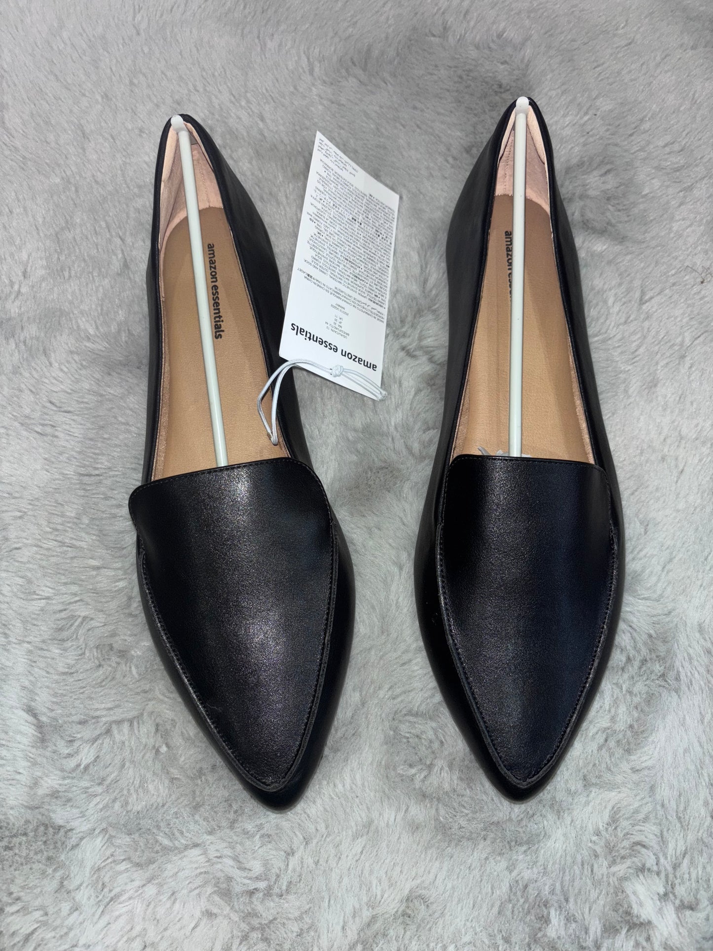 Amazon Essentials Loafers Shoes Flat Black UK 11 RRP £21.40