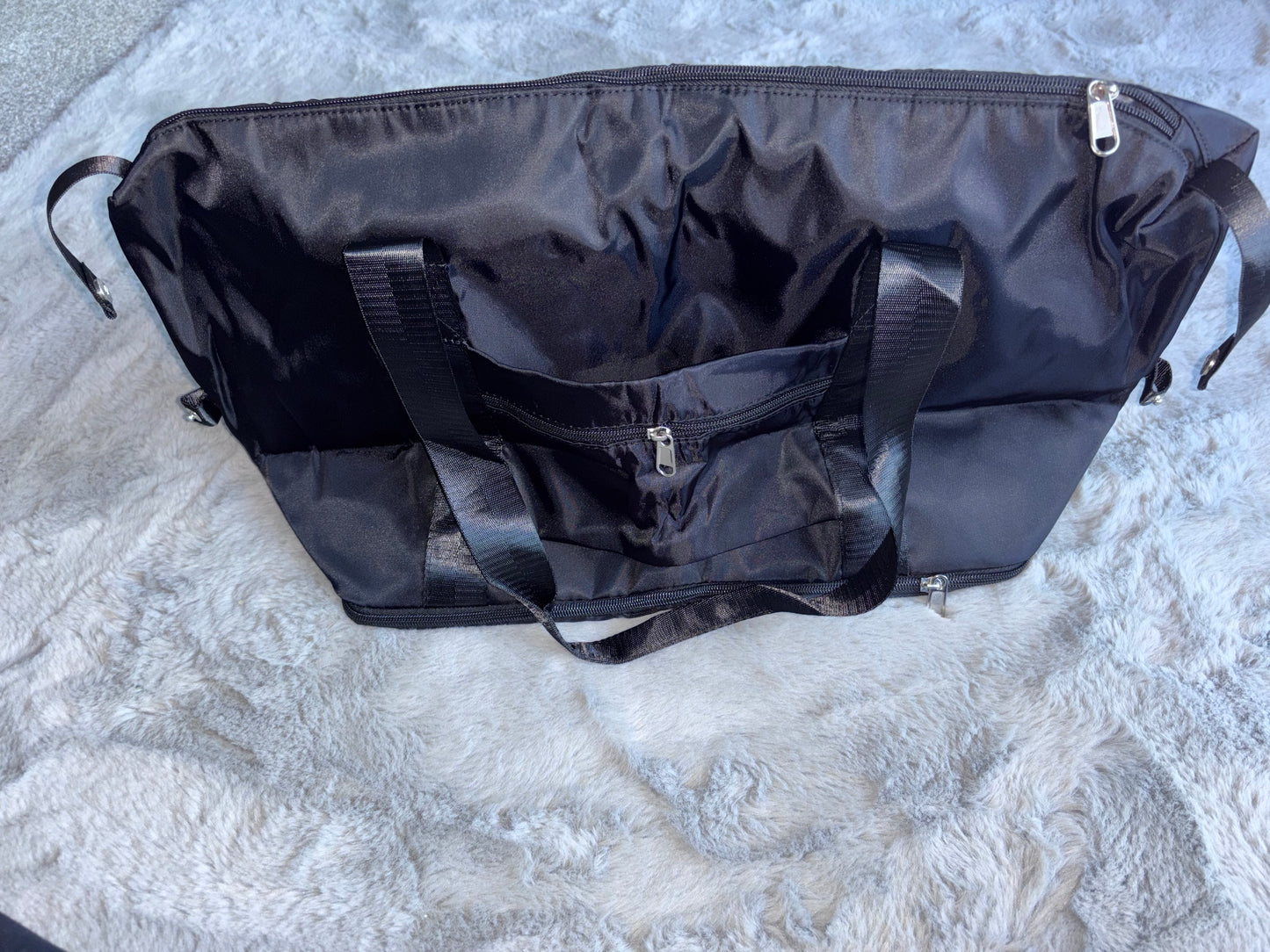 Amazon Travel Duffel Bag for Gym, Yoga, Overnight, Cabin Bag Black RRP £24.99