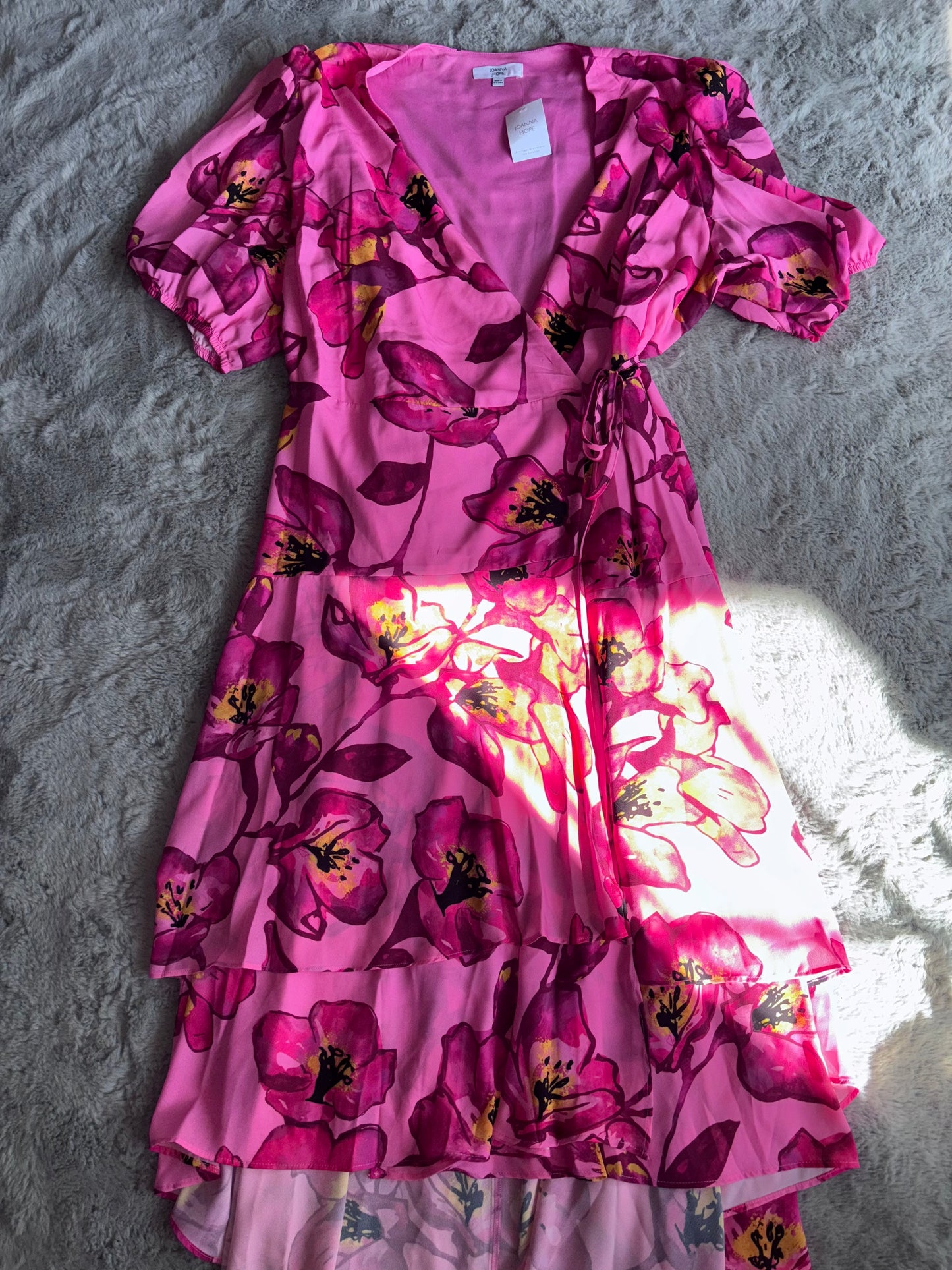 Joanna Hope Wrap Midi Dress Size 24 RRP £94