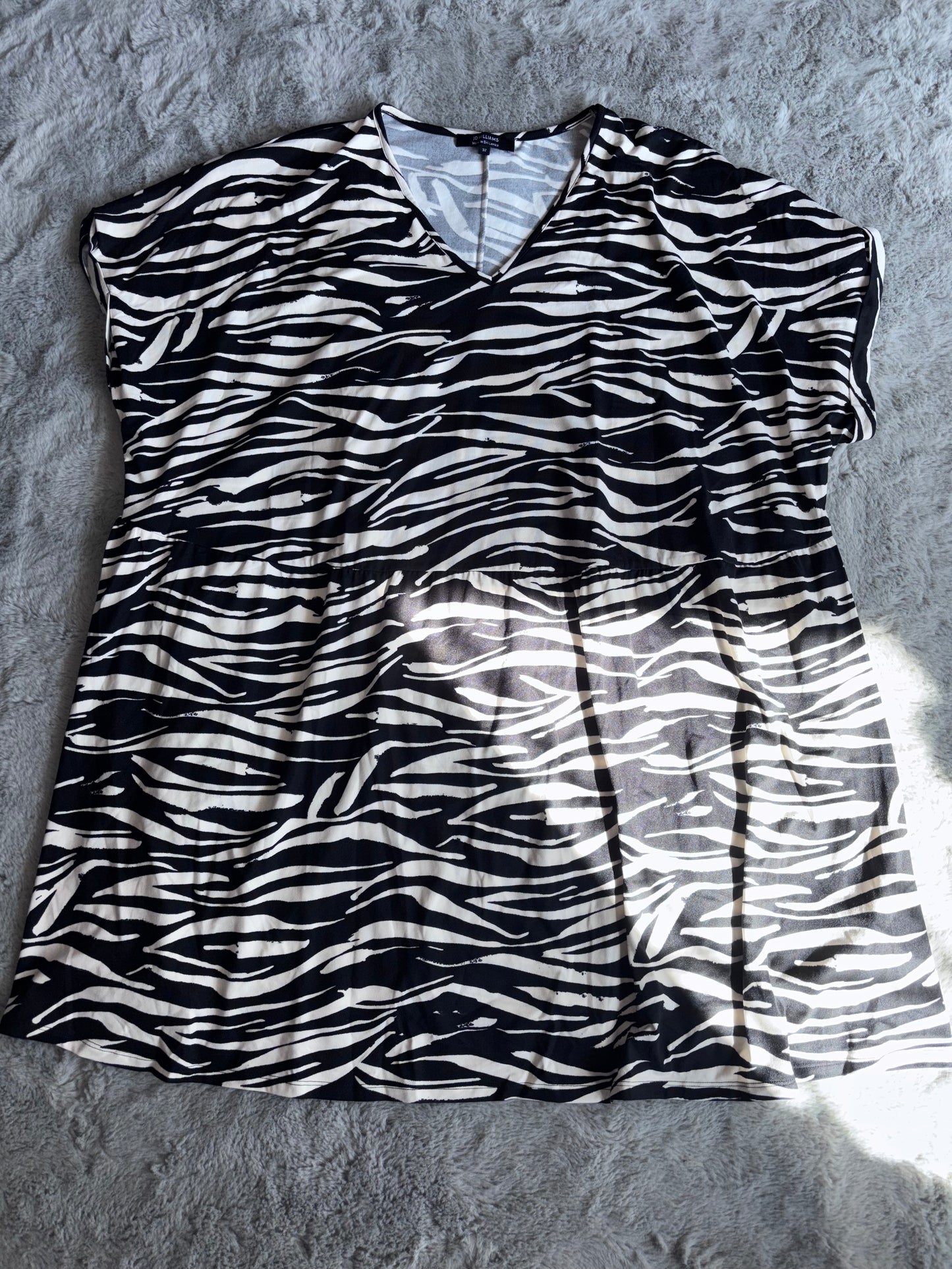 Simply Be Cap Sleeve Summer Dress Size 32 RRP £24