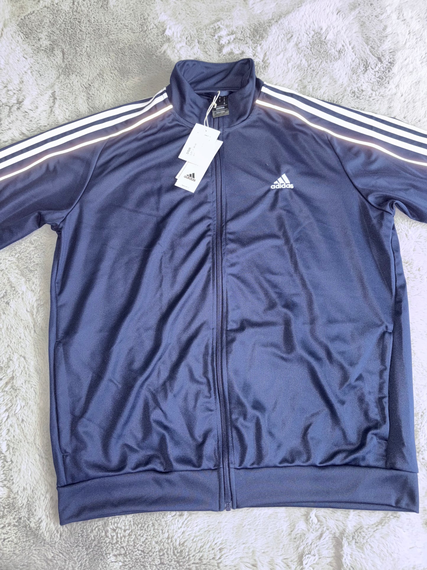 adidas 3 Stripes Tracksuit Top Size XL RRP £48