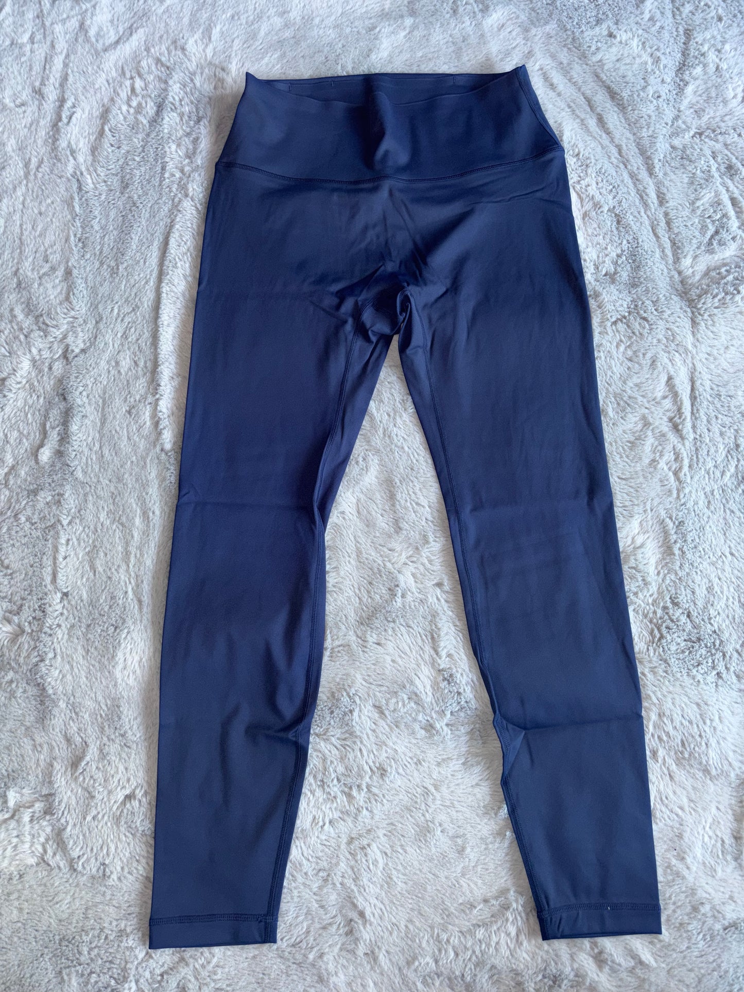 Amazon High Waisted Tummy Control Yoga Pants Running Leggings Navy Size XL RRP £22.98 (Copy)