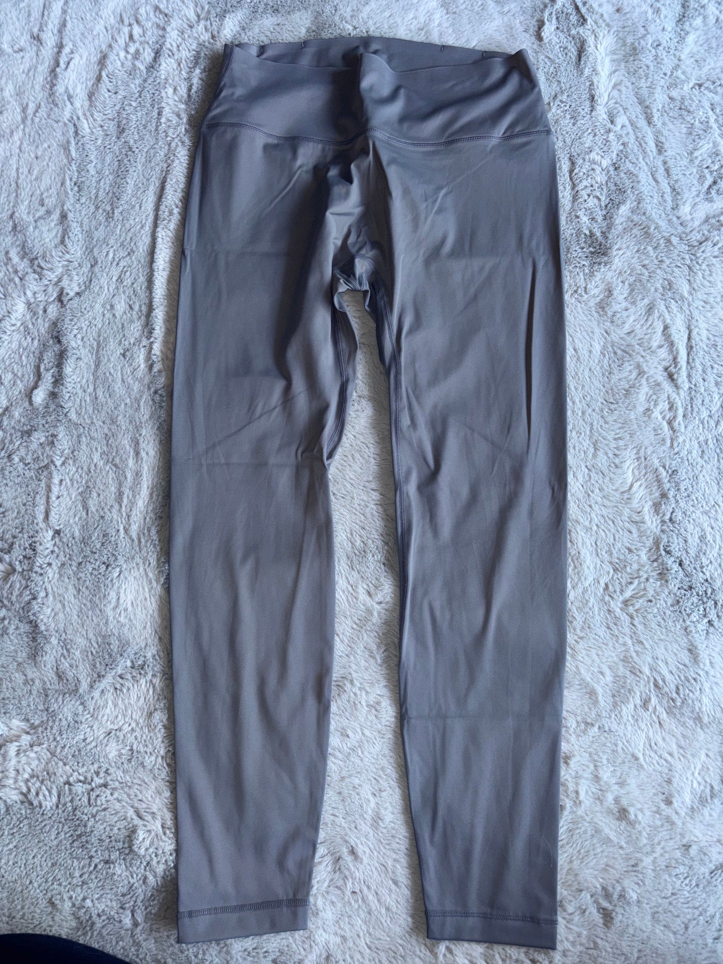 Amazon High Waisted Tummy Control Yoga Pants Running Leggings Grey Size XXL RRP £22.98