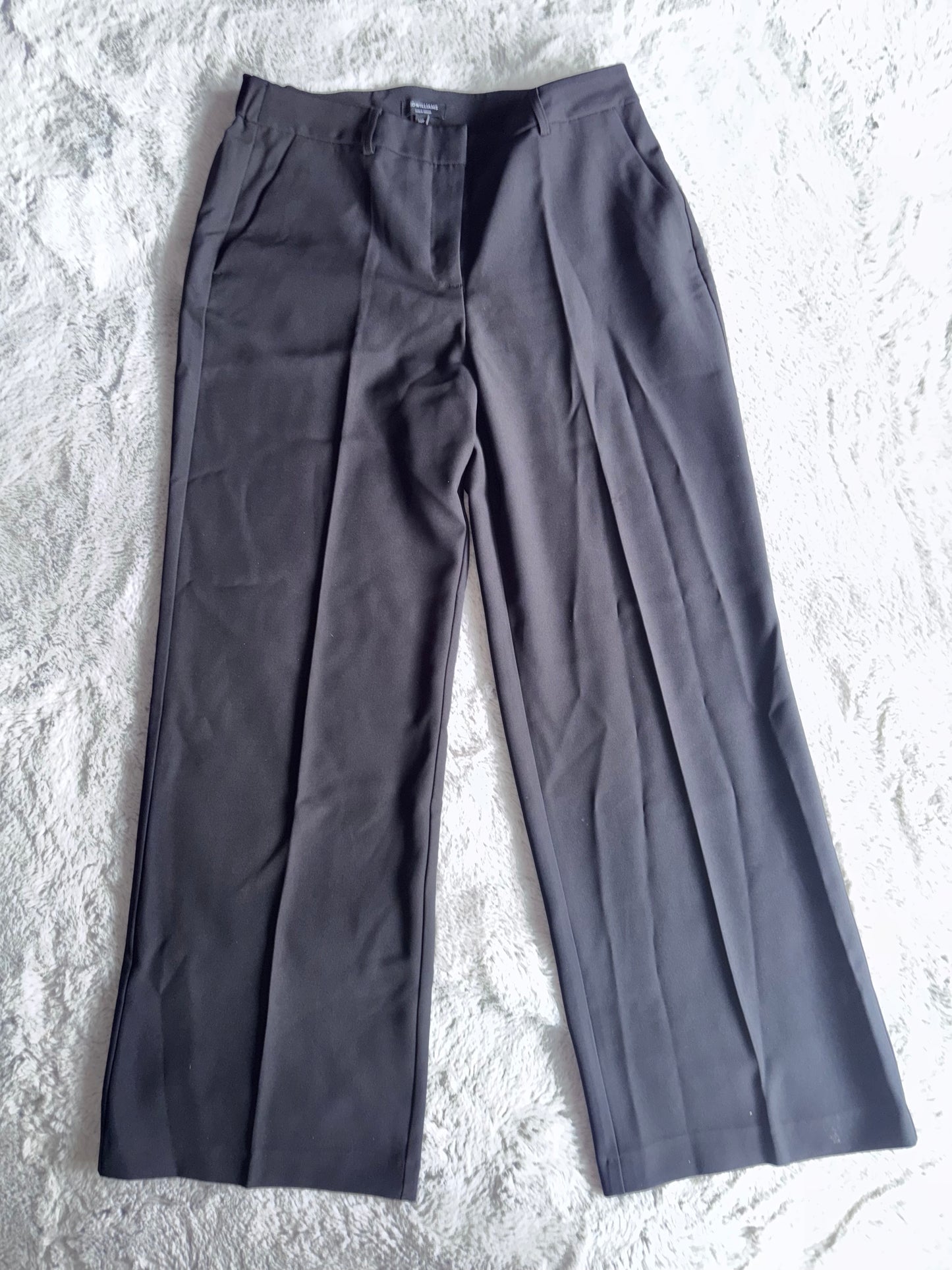 BNWT Capsule Black Wide Leg Trousers 14 Regular RRP £32