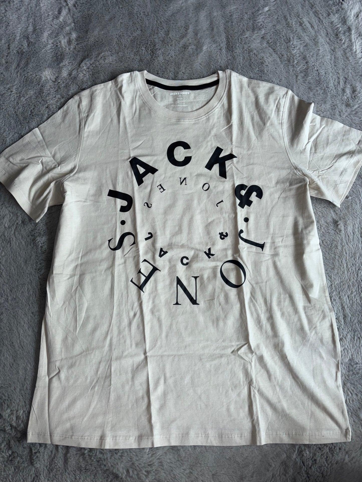 Jack & Jones Warrior Crew Neck T-Shirt Size Large RRP £20