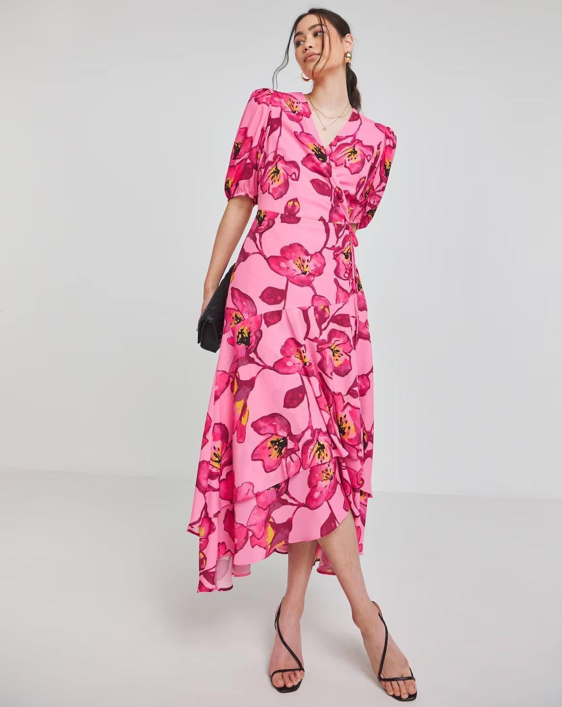 Joanna Hope Wrap Midi Dress Size 24 RRP £94