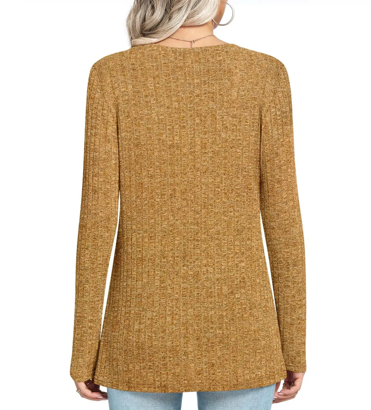 Amazon Long Sleeve Loungewear Sweater Caramel Size 12-14 RRP £19.99