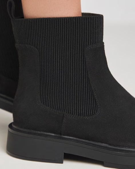 Rue Classic Chelsea Ankle Boots Wide E Fit Size 7 RRP £35.00