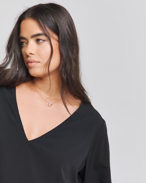 Simply Be Black Tiered Smock Top Size 24 RRP £26