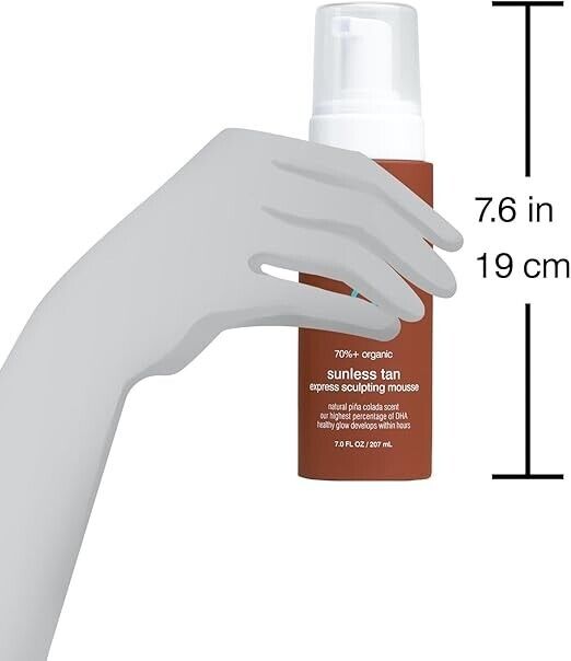 COOLA Sunless Tanning Sculpting Fake Tan Mousse RRP £46+ FREE Tan Mitt Gift Pack