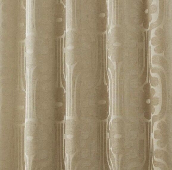 Orla Kiely Ready-Made Curtains Climbing Daisy Clay 229X183cm
