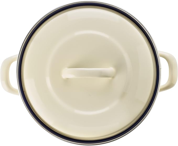 BK Indigo Dutch Heritage German Enamelled Stockpot with Lid
