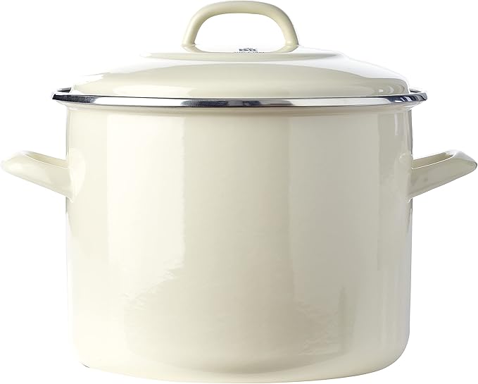 BK Indigo Dutch Heritage German Enamelled Stockpot with Lid