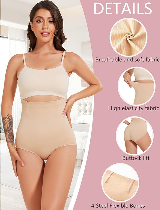 Sure You Like High Waisted Shapewear | Smooth Your Figure | Beige | Size M/L (12-16)