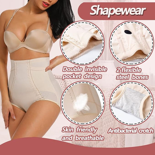 Sure You Like High Waisted Shapewear | Butt Lifter | Beige | Size XL/XXL (16-20)