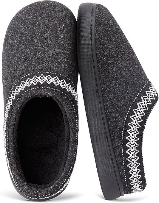 Amazon Embroidered Cosy Mules / Slippers / Tasman Size Large UK 9-11 RRP £14.99