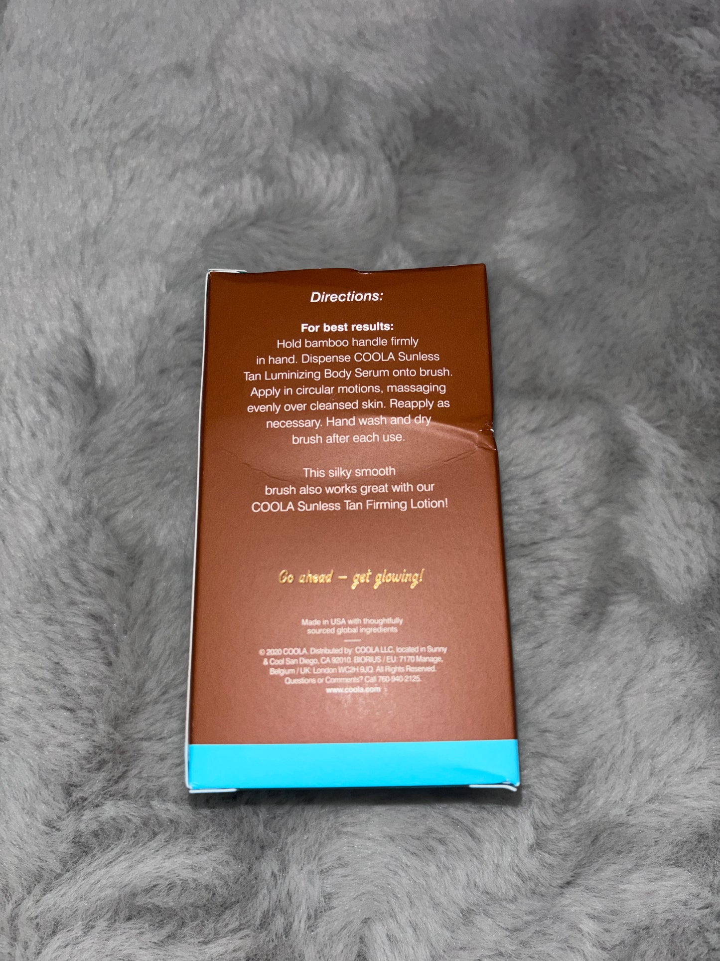 Look Fantastic Coola Sunless Fake Tan / Tanning Kabuki Body Brush RRP £25