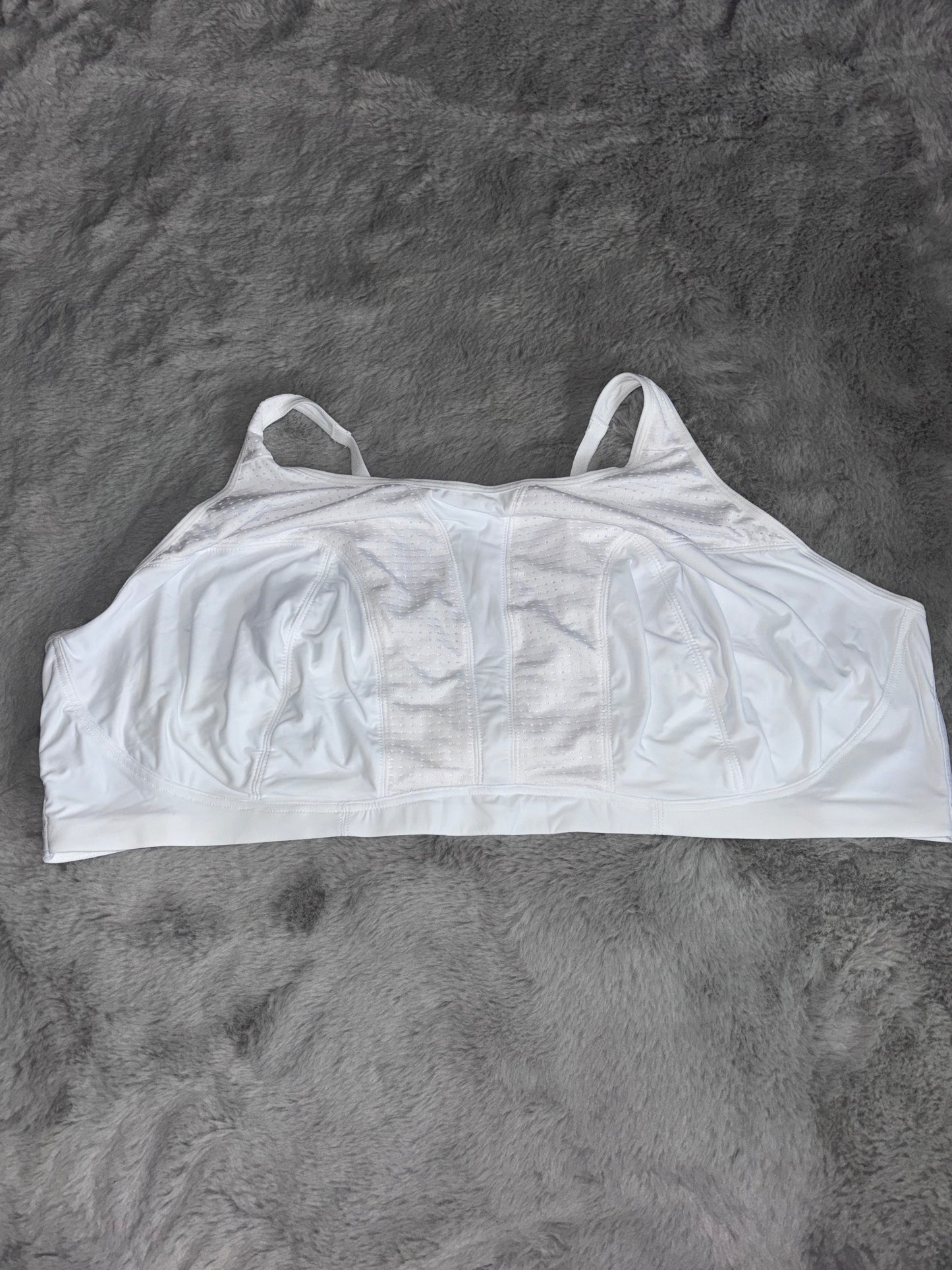 Pack of 2 Pretty Secrets Medium Control Sports Bra 48DD White RRP £30