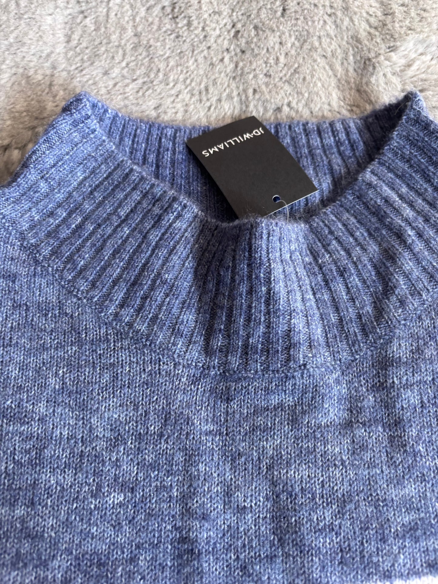 Blue Colour Block Tunic Size 28/30 RRP £30.00