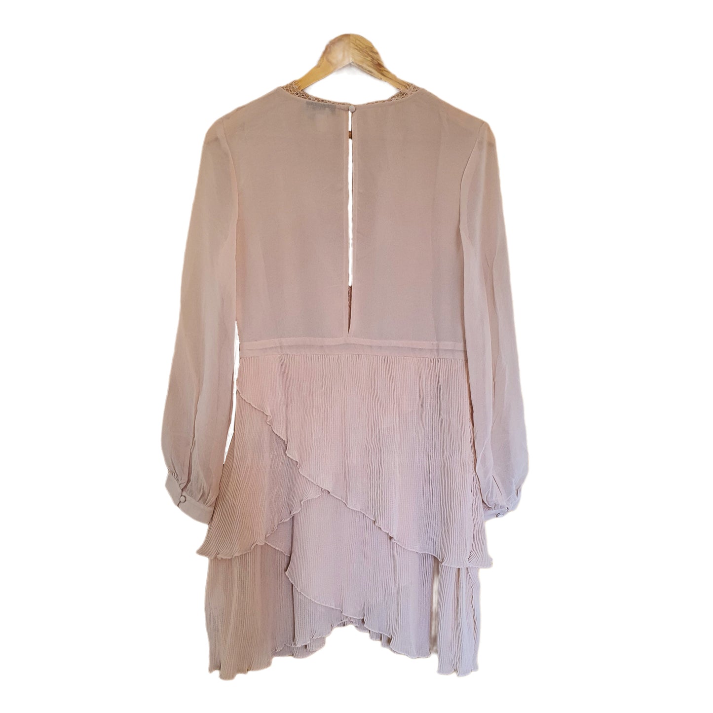 Brand New Topshop Nude Lace Dress Size 12 Festival / Party