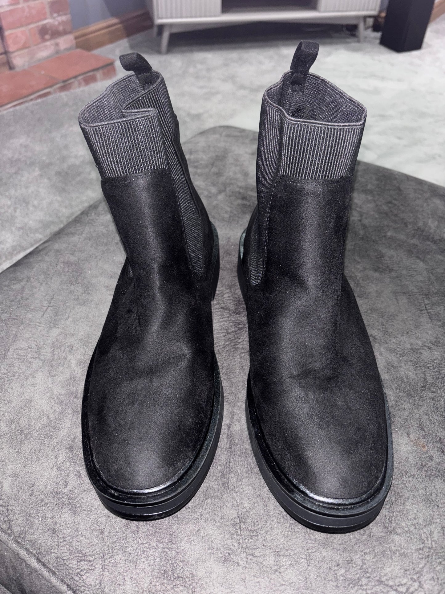 Rue Classic Chelsea Ankle Boots Wide E Fit Size 7 RRP £35.00