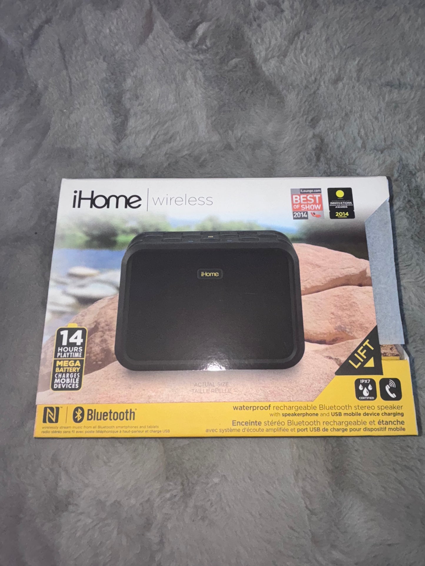 iHome iBN6 Waterproof Portable Wireless Stereo Speaker RRP £89.99 Festival Phone Charger