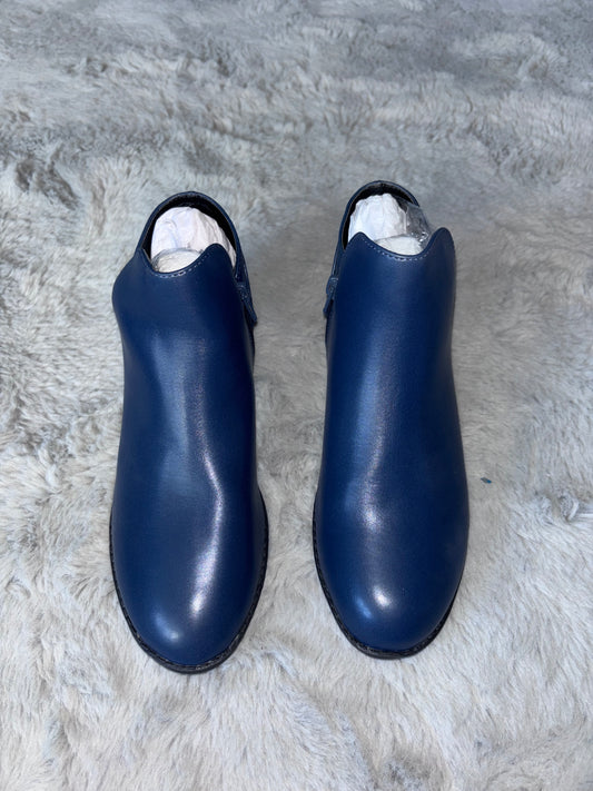 Amazon Comfort Side Zip Chelsea Boots Navy Size UK 3.5 RRP £35.52