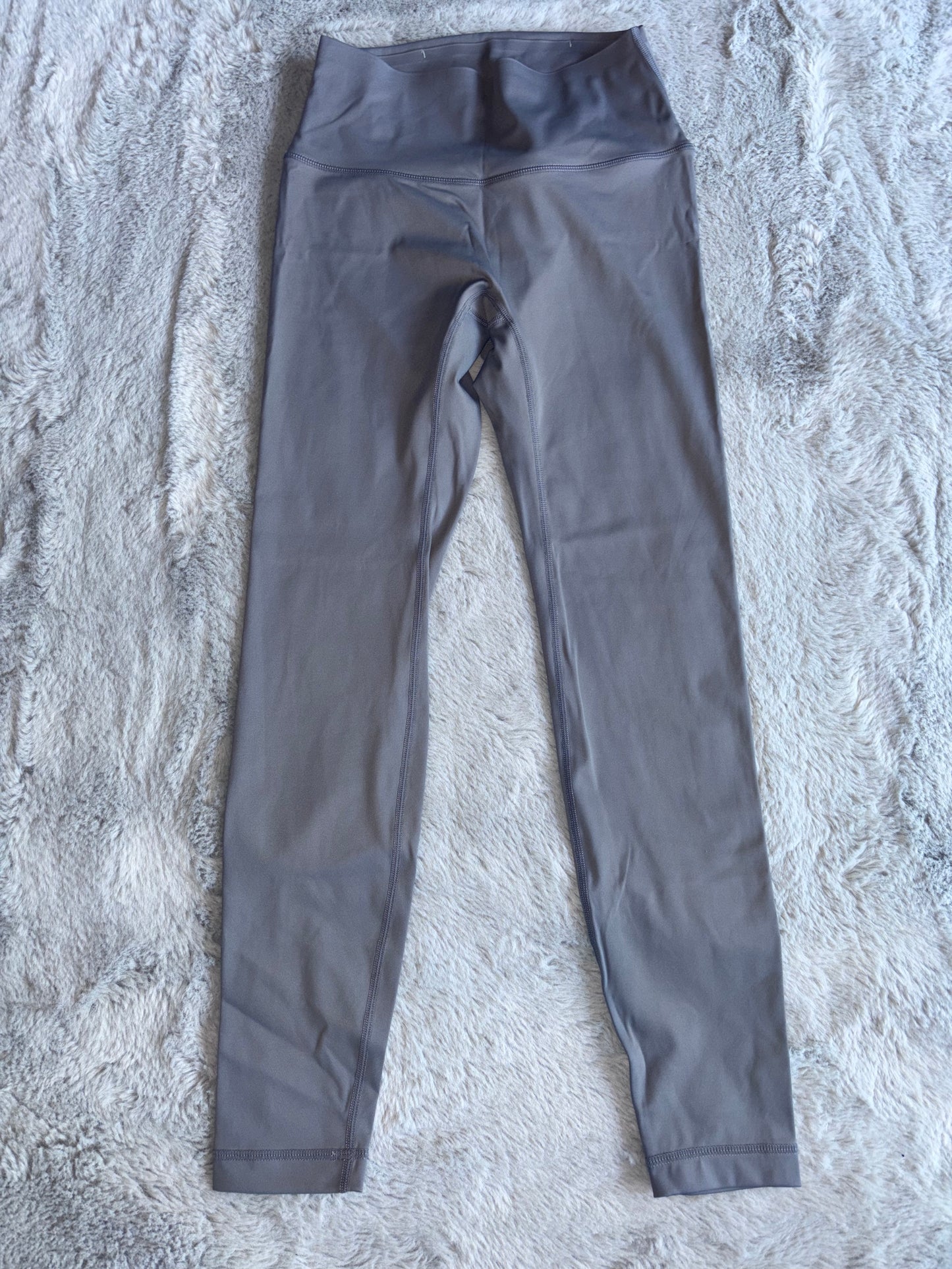 Amazon High Waisted Tummy Control Yoga Pants Running Leggings Grey Size Small RRP £22.98
