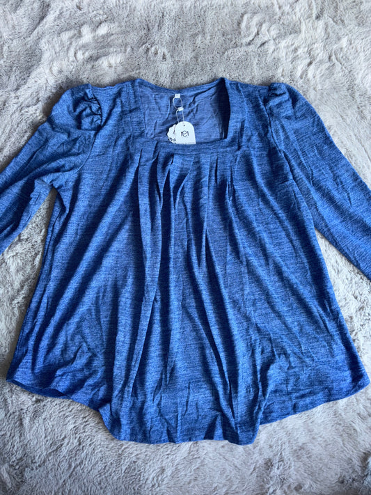 Amazon Long Sleeve Square Neck Tunic | Dark Blue | Size XL | RRP £24.99