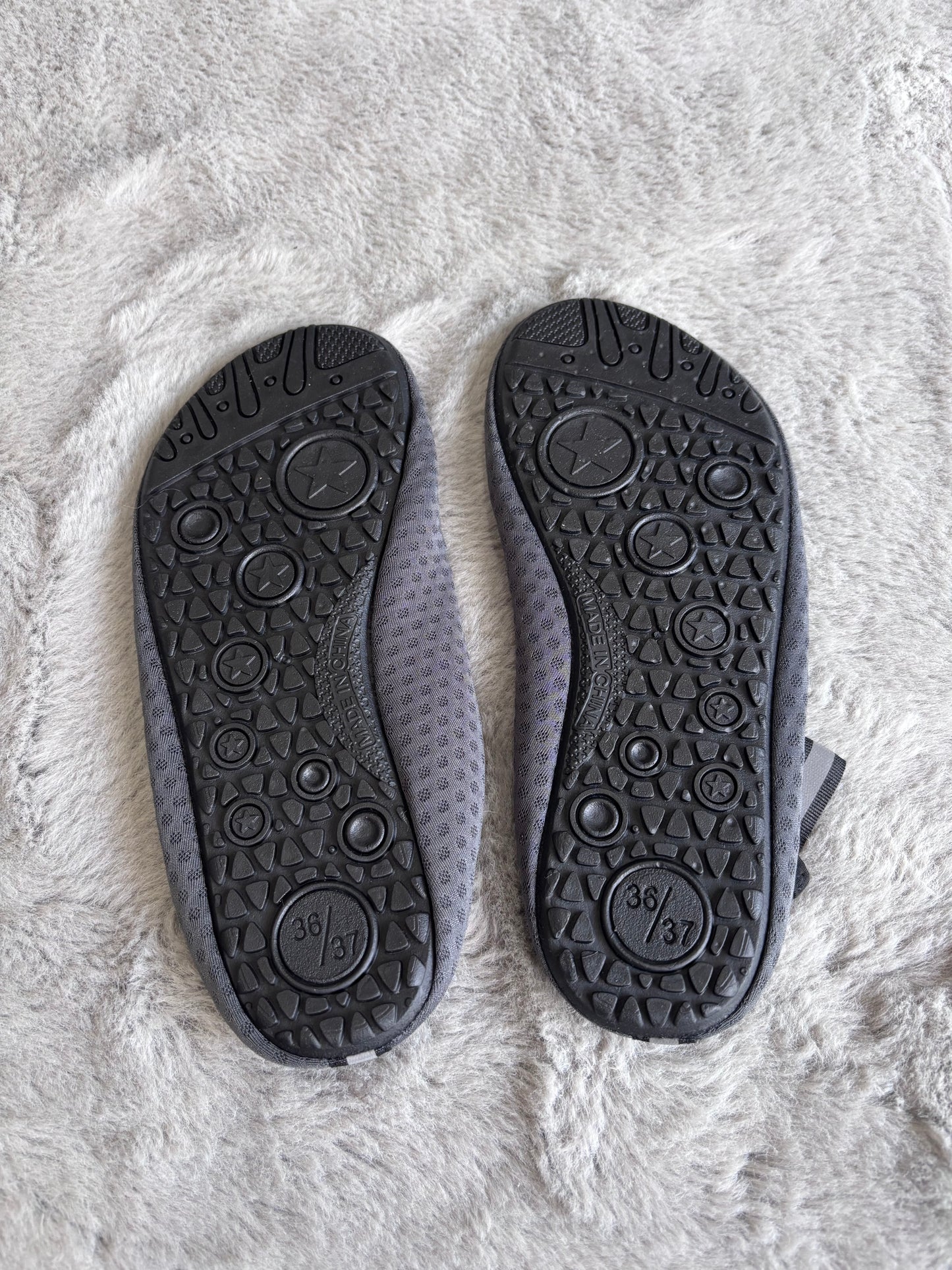 Brand New Black Water Shoes for Beach Sea Swimming Aqua Yoga Size 3/4 (36/37) RRP £14.99