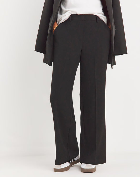 BNWT Capsule Black Wide Leg Trousers 14 Regular RRP £32