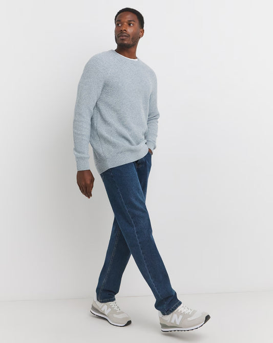 BNWT Jacamo Blue Twisted Knit Crew Neck Jumper Size 2XL RRP £38