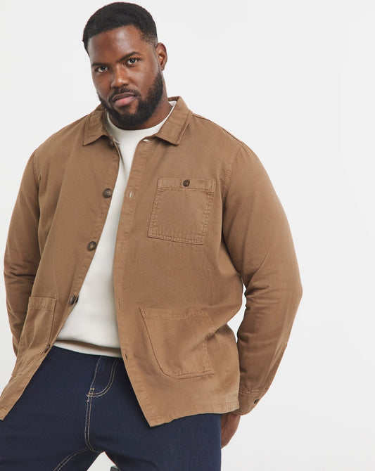 BNWT Jacamo Twill Chore Jacket Size Large RRP £40